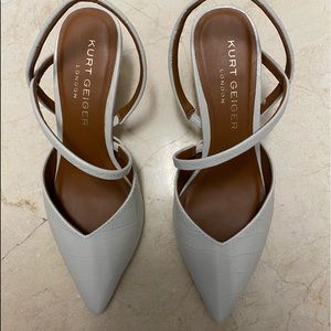 Kurt Geiger almost new sling back pumps